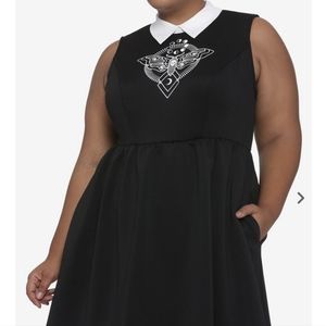 Collared deaths head moth dress